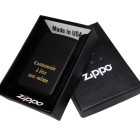Zippo Sturm-Feuerzeug schwarz mit individueller Gravur