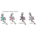 Silber Bettelarmband mit gefl&uuml;gelter Elfe