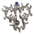 Bauchnabel Piercing mit einem spektakul&auml;ren keltischen Motiv