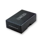 Schwerer Silberring Motiv Totenkopf aus 925 Sterling Silber mit rotem Auge, oxidiert, Innendurchmesser 17mm