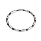 Armband aus Kautschuk und Stahl, 2 L&auml;ngen