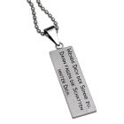 **Kettenanh&auml;nger Edelstahl &ndash; Modernes Design mit Wunschgravur**