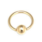 14 Karat Gold BCR 1.0mm St&auml;rke