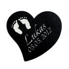 Herzf&ouml;rmiges Zubeh&ouml;relement PVD beschichtet GROSS zum Einsetzen in unseren Artikel LAS-RDL