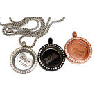 Herzf&ouml;rmiges Zubeh&ouml;relement aus Edelstahl GROSS zum Einsetzen in unseren Artikel LAS-RDL