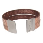 Echtlederarmband Used-Look braun mit individueller Gravur 17cm / 18cm / 19cm / 20cm / 21cm / 22cm / 23cm