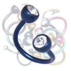 Body Twister aus farbigem Titan in 1.6x10mm