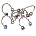 Mini Body Twister aus Titan mit Aufschraubkugel 1.0x8mm