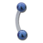 PMFK Stab mit zwei Titankugeln 1.6mm St&auml;rke