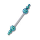 PMFK Barbell Hantel mit Titanaufs&auml;tzen 1.6mm St&auml;rke