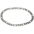 Schwere FIGARO Halskette aus Edelstahl in 3 verschiedenen Längen