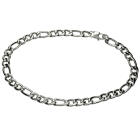 Schwere FIGARO Halskette aus Edelstahl in 3 verschiedenen L&auml;ngen