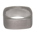 Viereckiger Edelstahlring in 9mm Breite