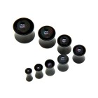 316L Schwarzer Stahl Trichter-Plugs 3mm