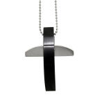 Kreuzanh&auml;nger mit PVD Beschichtung, 44.9x34.6mm