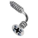 Bauchnabel K&ouml;rperschmuck Piercing mit Schrauben Motiv