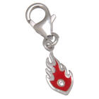 Charm-Anh&auml;nger Feuer zum Einh&auml;ngen in ein Bettelarmband