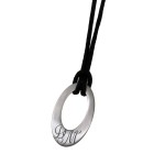 Anhänger aus Edelstahl Oval mit Ihrer persönlichen Gravur