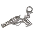 Anh&auml;nger Pistole aus 925 Sterling Silber