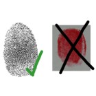 Siegelring aus mattiertem Edelstahl mit Ihrem Fingerabdruck
