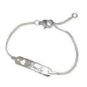 Schmales Taufband aus 925er Sterlingsilber