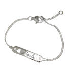 Schmales Taufband aus 925er Sterlingsilber