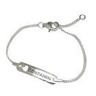 Schmales Taufband aus 925er Sterlingsilber