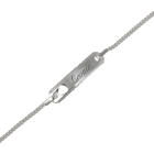 Schmales Taufband aus 925er Sterlingsilber