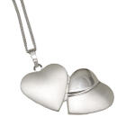 Herzf&ouml;rmiges Medaillon aus 925 Sterling Silber mit Gravur