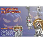 Bauchnabelpiercing mit einem Zombie Puppe mit blonden Haaren als Design 1.6x10mm