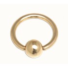 18 Karat Gold BCR in 1.0 oder 1.2mm Stärke in verschiedenen Duchmessern