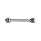Mini Barbell Hantel in 1.6mm St&auml;rke mit 3mm Kugeln