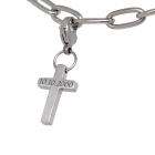 Kreuzf&ouml;rmiger Charm-Anh&auml;nger f&uuml;r Bettelarmband mit Ihrer individueller Gravur