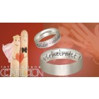 Freundschafts- oder Partnerring in 6mm Breite aus 925 Sterling Silber mit Ihrer Gravur, 22mm