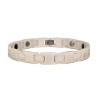Armband aus Keramik weiß mit Magneten innen Länge #size#
