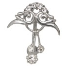 Bauchnabelpiercing 1.6x10mm mit Ornament