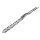 Magnetarmband mattiert 21-22cm L&auml;nge mit Magnetkugeln und Ihrer individuellen Gravur