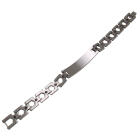 Magnetarmband mattiert 21-22cm L&auml;nge mit Magnetkugeln und Ihrer individuellen Gravur