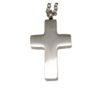 Asche Anh&auml;nger Kreuz aus Edelstahl CR1