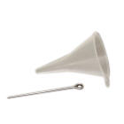 Ascheschmuck Anh&auml;nger Dog Tag Schwarz Edelstahl Hochglanz poliert