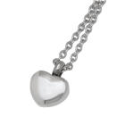 Asche Anh&auml;nger Herz aus Edelstahl HR5
