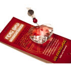 Feng Shui Sonnenf&auml;nger Herz mit gro&szlig;em Swarovski Kristall