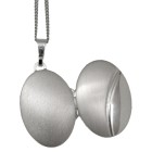 Ovales Medaillon aus 925er Sterlingsilber, 26x23mm