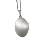Ovales Medaillon aus 925er Sterlingsilber, 26x23mm