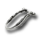 316L Helix Piercing 1.2x6m mit Feder Silberdesign