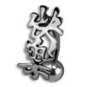 Titanium, Bananabell chinesischem Design, Happiness 1,6x10mm