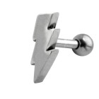Ohrpiercing mit Blitz Design