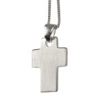 925 Silber Kreuz Anhänger groß
