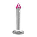 316L Chirurgenstahl-Labret Innengewinde Farbige Spitze