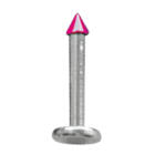 316L Chirurgenstahl-Labret Innengewinde Farbige Spitze